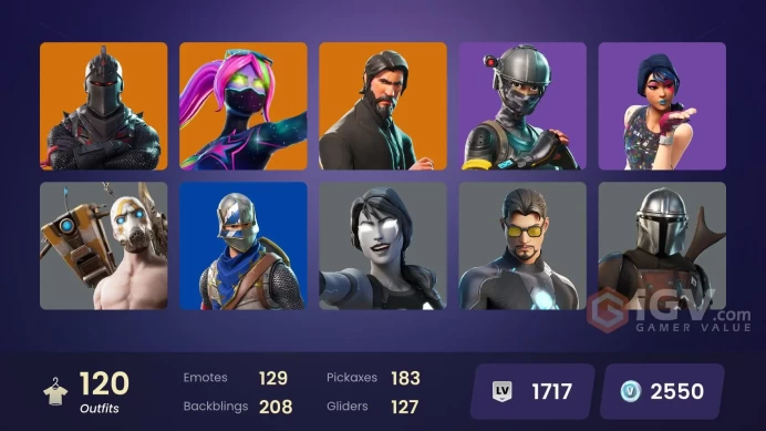 Full Access - [PC] 120 skins | Black Knight , Sparkle Specialist , The Reaper , Blue Squire , Royale Knight , Elite Agent