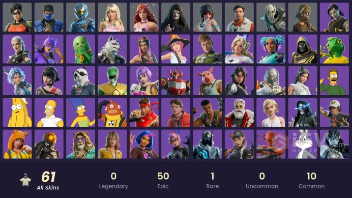 | 61 SKINS | 3300 VBUCKS | FULL ACCESS | EMAIL CHANGEABLE | CHEAP PRICE + MORE VBUCKS