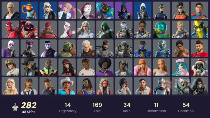 [ALL PLATFORMS]-282 Skin-320 Pickaxe-Fashion Banshee-Catwoman Comic Book Outfit-Iron Man Zero-Hana-The Kid LAROI-FULL ACCESS-LIFE TIME WARRANTY
