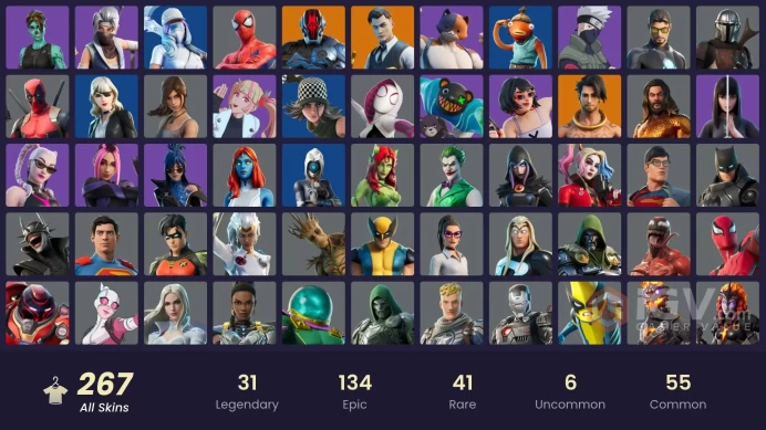 [ALL PLATFORMS]-267 Skin-314 Pickaxe-Heron Stance Hero-FULL ACCESS-LIFE TIME WARRANTY-