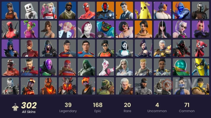[ALL PLATFORMS]-302 Skin-354 Pickaxe-309 Emotes-281 Glider-FULL ACCESS-BEST SELLER-LIFE TIME WARRANTY