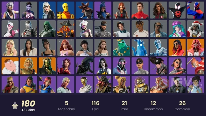 [ALL PLATFORMS]-180 Skin-Unchained Ramirez-Demogorgon-Xenomorph-Black Widow Outfit-Renzo the Champion-FULL ACCESS-LIFE TIME WARRANTY