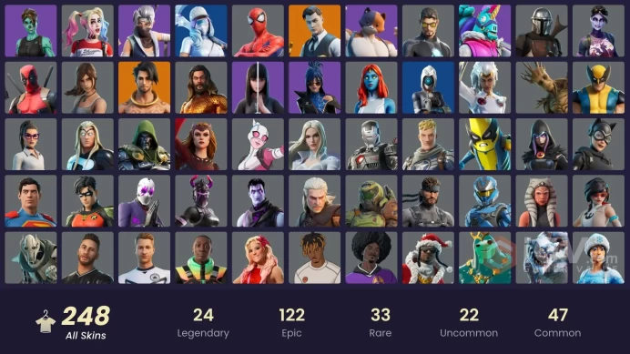 [ALL PLATFORMS]-248 Skin-256 Pickaxe-FULL ACCESS-LIFE TIME WARRANTY-BEST SELLER-