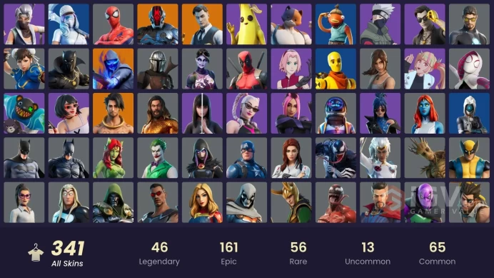 [ALL PLATFORMS]-341 Skin-361 Pickaxe-262 Emote-Astro Jack-Leviathan Axe-Major Glory-Supersonic-Phantasm-Orochimaru-Naruto Skins-FULL ACCES-