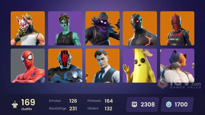 PC/PSN/Xbox/Nintendo 169 skins Leviathan Axe | Cloud Striker | Trilogy | Pitch Patroller | Point Patroller | Fixer | Battle Hound | Peter Griffi