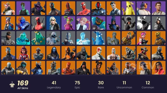 PC/PSN/Xbox/Nintendo 169 skins Leviathan Axe | Cloud Striker | Trilogy | Pitch Patroller | Point Patroller | Fixer | Battle Hound | Peter Griffi