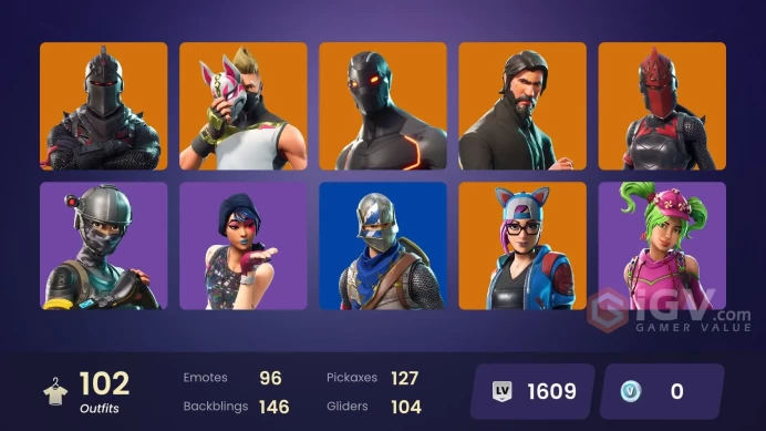 Full Access - [NINTENDO/PC] 102 skins | Black Knight , Sparkle Specialist , The Reaper , Blue Squire , Royale Knight , OG STW