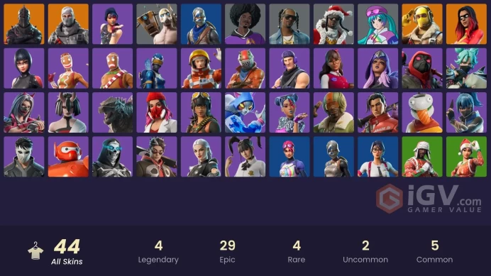 FA - [PC/PSN/XBOX] 44 skins | Black Knight | Sparkle Specialist | Blue Squire | Royale Knight | Havoc | Sub Commander | Joltara | Psycho Bandit