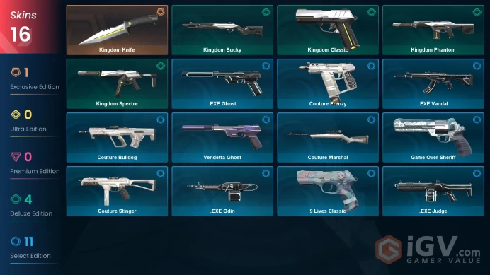 [EU] 16 SKINS | 14 AGENTS | Diamond 3 Last Rank |   Ranked Ready Current rank