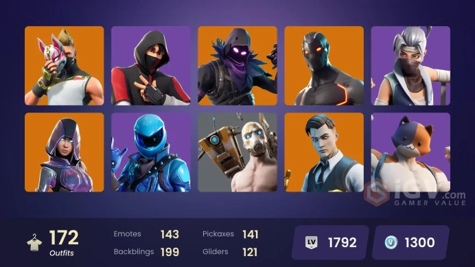 [PC/PSN/XBOX] 173 skins  | IKONIK | Indigo Kuno  |  Brilliant Bomber | Honor Guard | Neo Versa | Leviathan Axe |  Merry Mint Axe |  OG ST | vv5
