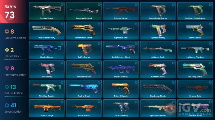 95 EU/TR Market & Kuronami/Ion Sheriff-Oni Phantom-Prelude/Gaia's/Reaver/Prime/EF Vandal-Reaver Knife-Elderflame OP-Sovereign Ghost-MP Marshal