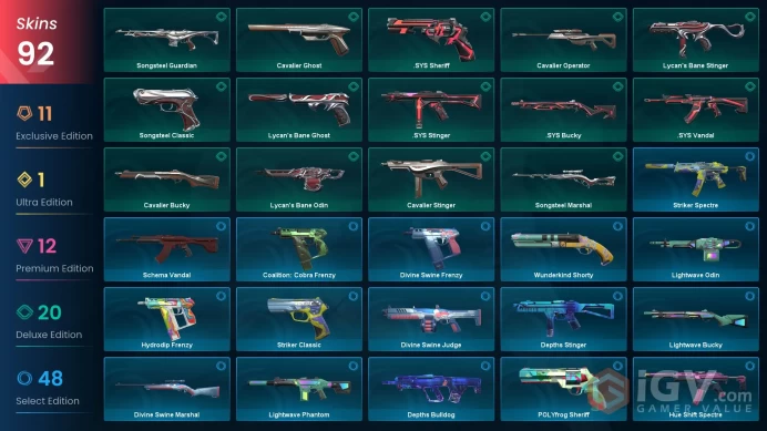 84 EU/TR Market & Gaia's Sett-EF Dagger-Reaver/Prime/EF Vandal-Ion Phantom-Glitchpop OP/Phantom/Judge-Reaver Sheriff-Sovereign Ghost-Forsaken Cl
