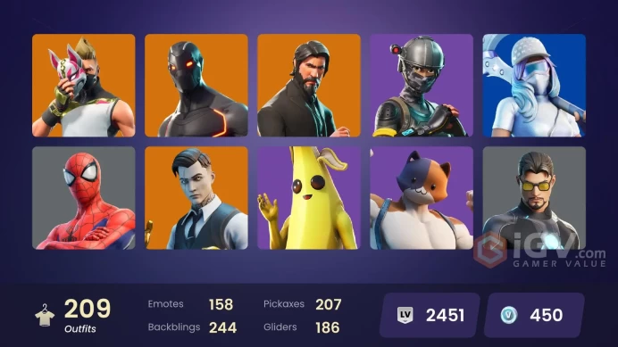 [PC/XBOX] 210 skins | The Reaper | Elite Agent | Leviathan Axe | Gold Midas | Carbon Commando | Y494