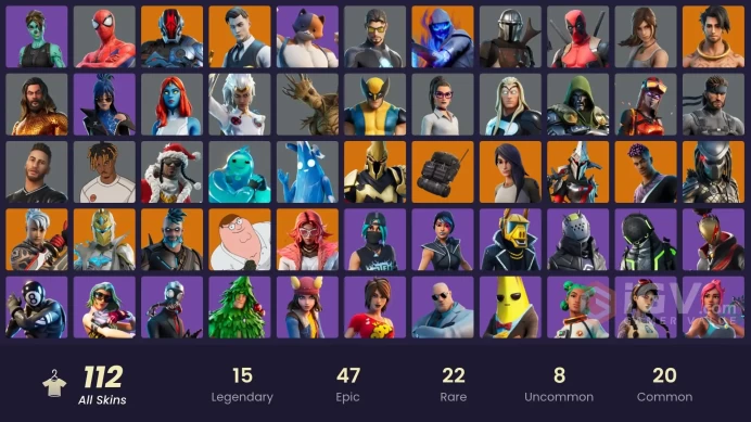 [PC/XBOX/NINTENDO] 112 skins | Gold Midas | Gold Brutus | Cloud Striker | Trilogy | Point Patroller | Fixer | Predator | HR0117