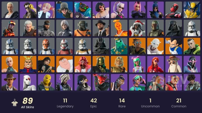 [PC/XBOX/NINTENDO] 89 skins | Snap | Peter Griffin | Hades | Twyn | Paradigm (Reality-659) | Zeus | Vegeta | HR0120