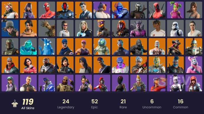 [PC/XBOX] 120 skins | OG STW | IKONIK | Glow | Gold Brutus | Gold Midas | Carbon Commando | Cloud Striker | Y495
