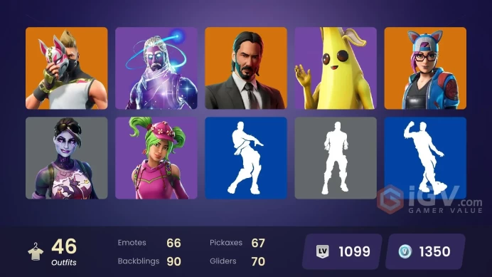 [PC/PSN/XBOX/NINTENDO] 46 skins | OG STW | Galaxy | Strong Guard | John Wick | Drift | Zenith | Carbide | Lynx |  HR0122