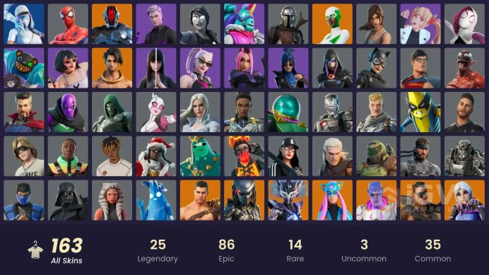 [PC/PSN/XBOX/NINTENDO] 163 skins | Predator | Snap | Peter Griffin | Torin | Kado Thorne | Paradigm (Reality-659) | Ronin | HR0123