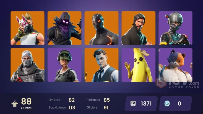 [PC/XBOX/NINTENDO] 88 skins | OG STW | Take The l . The Reaper | Elite Agent | Blue Team Leader | Gold Midas | HR0125