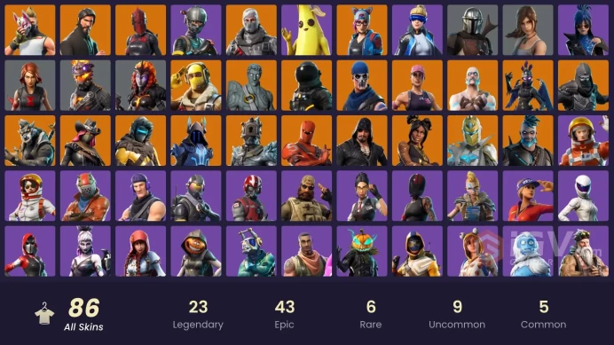 [PC/XBOX/NINTENDO] 86 skins | OG STW | The Reaper | Neo Versa | Elite Agent | Sub Commander | Cole | Rogue Agent | Havoc HR0115