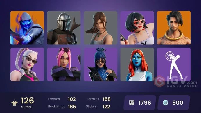 [PC/PSN/NINTENDO]  126 skins | Predator | Snap | Peter Griffin | Paradigm (Reality-659) | Spectra Knight | Kymera | T HR0126