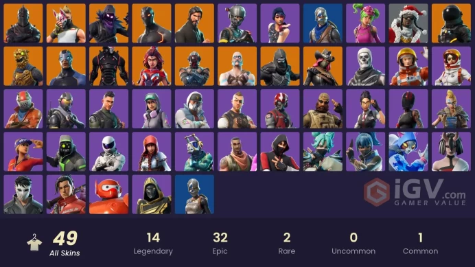 FA - [PC/PSN/XBOX] 48 skins | Black Knight | Sparkle Specialist | IKONIK | The Reaper | Blue Squire | Elite Agent | Omega | Take The L | Mako