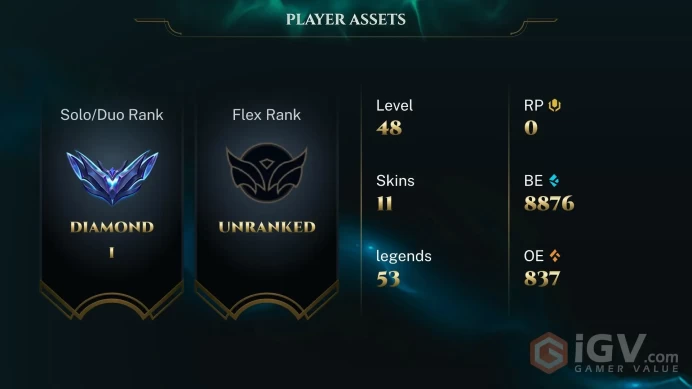 Euw S16 Split 2! Diamond 1 65 Wr - Mid/Adc Main - Ranked Ready - INSTANT DELIVERY