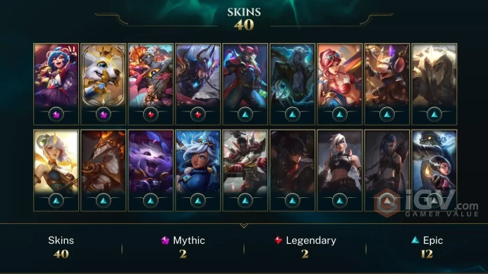 | EUNE | 40 SKINS | EMERALD 4 | 140 CHAMPIONS | 136 LEVEL | INSTANT DELIVERY | FULL ACCESS | G5Frn |