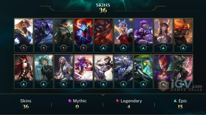 | LAN | 39 SKINS | GOLD 3 | 122 CHAMPIONS | 88 LEVEL | INSTANT DELIVERY | FULL ACCESS | Fz9He |