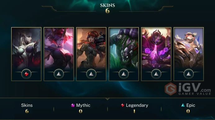 | LAS | 10 SKINS | GOLD 4 | 55 CHAMPIONS | 45 LEVEL | INSTANT DELIVERY | FULL ACCESS | FysiT |