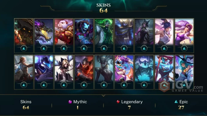 | EUNE | 63 SKINS | GOLD 4 | 132 CHAMPIONS | 137 LEVEL | INSTANT DELIVERY | FULL ACCESS | G3hBm |