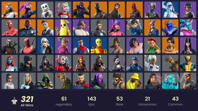 [PSN/PC/XBOX] FA / 316 SKINS / THE REAPER / LEVIATHAN AXE / ELITE AGENT / GOLD MIDAS / TRAILBLAZER / OG STW
