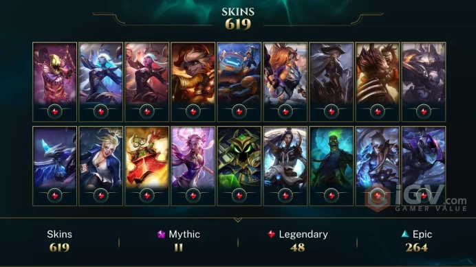 EUW 609 Skins 172 Champs | Fright Night Annie | Blood Moon Pyke | Kennen M.D. | Red Baron Corki | Hot Rod Corki | Dragonwing Corki | LOL0052