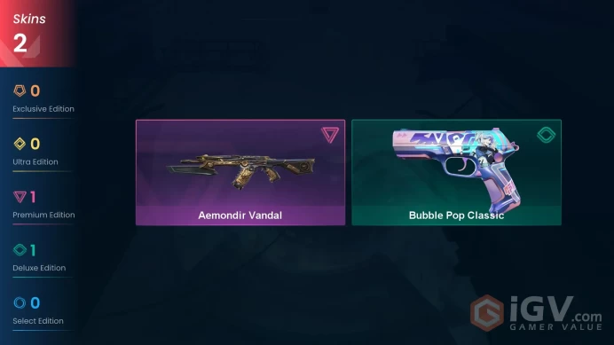 AP 2 skins | Aemondir Vandal | Bubble Pop Classic | V0517