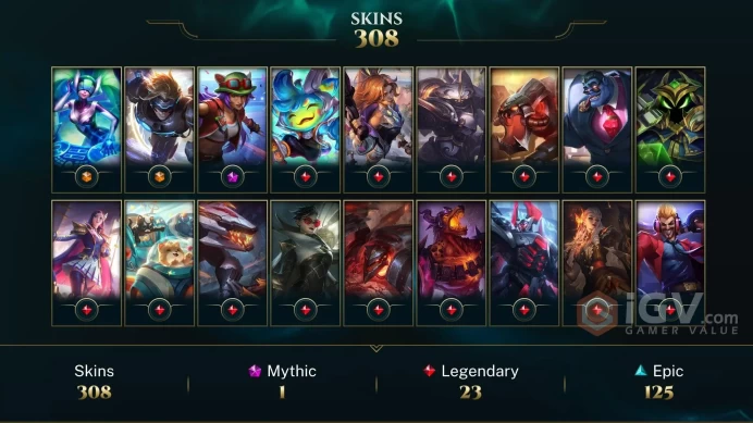 EUW 297 Skins 172 Champs | Dark Star Karma | High Noon Senna | Dragon Fist Lee Sin | Muay Thai Lee Sin | Fae Dragon Ashe | LOL0069
