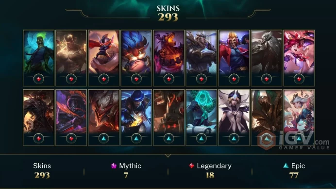 EUW 315 Skins 172 Champs | Gun Goddess Miss Fortune | Swamp Master Kennen | Ice Toboggan Corki | Hot Rod Corki | Urfrider Corki | LOL0092