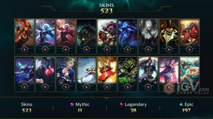 EUW 502 Skins 172 Champs | Dark Star Karma | PROJECT: Pyke | Old God Ivern | Blood Moon Pyke | Karate Kennen | Arctic Ops Kennen | LOL0095