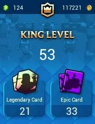 LEVEL 53 | TROPHIES 10060 | (7 EVO CARD)-(6 CARD LVL15)  | 117K GOLD | CR414