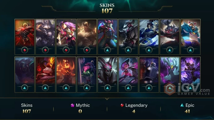 EUNE | RP 25 | BE 10623 | SILVER III | Mecha Rengar | Traditional Lee Sin | Monarch Kog'Maw | Re-Gifted Amumu | Shockblade Qiyana | Mech | L0054