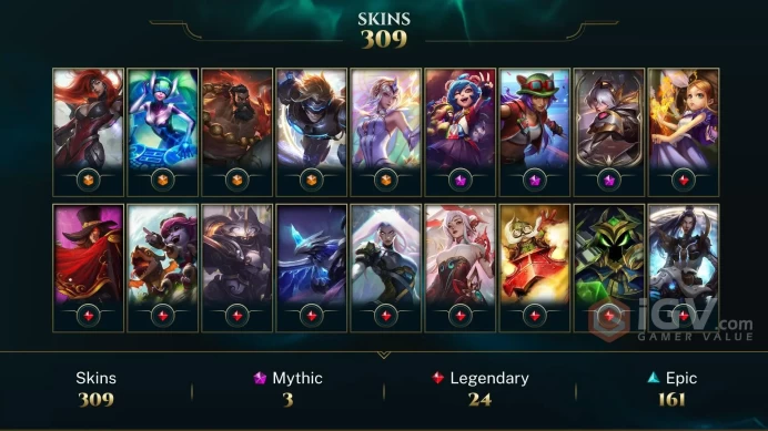 EUW | RP 0 | BE 63017 | GOLD II | Demacia Vice Garen (Obsidian) | Demacia Vice Garen (Pearl) | Demacia Vice Garen (Catseye) | Demacia Vi | L0061