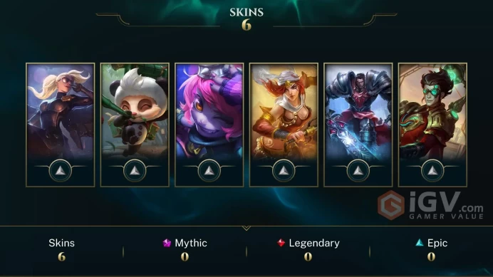 NA | RP 10 | BE 3604 | Unranked |  Level 27 | Riot Girl Tristana | Prototype Viktor | Dreadknight Garen | Riot Kayle | Sandstorm Katar | LF00002