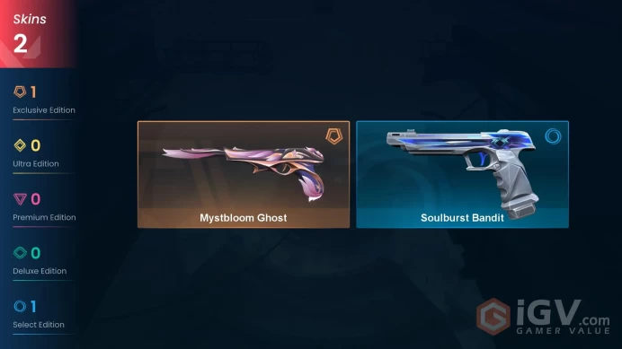 AP | 2 skins | Mystbloom Ghost | Soulburst Bandit | I9154