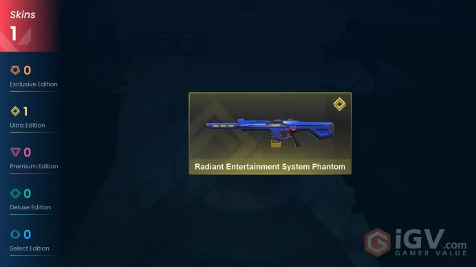 AP | 1 skins | Radiant Entertainment System Phantom | P3083