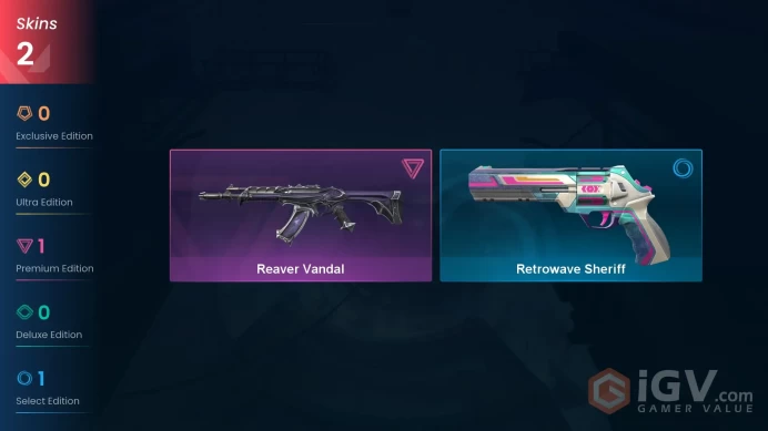 AP | 2 skins | Reaver Vandal | Retrowave Sheriff | Z1582