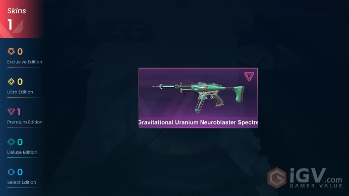 AP | 1 skins | Gravitational Uranium Neuroblaster Spectre | V7776