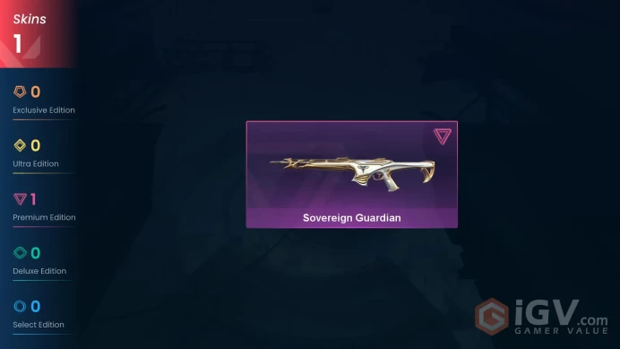 EU | 1 skins | Sovereign Guardian | O7178