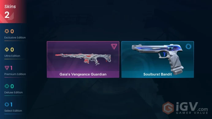 AP | 2 skins | Gaia's Vengeance Guardian | Soulburst Bandit | D1550