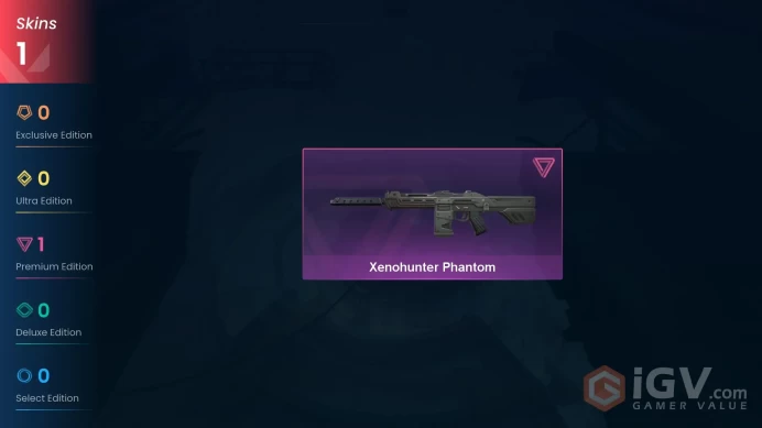 LA | 522 VP | 1 skins | Xenohunter Phantom /	V0220