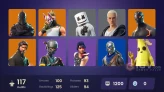 FA / 112 SKINS / BLACK KNIGHT / SPARKLE SPECIALIST / THE REAPER / BLUE SQUIRE / ROYALE KNIGHT / OG STW