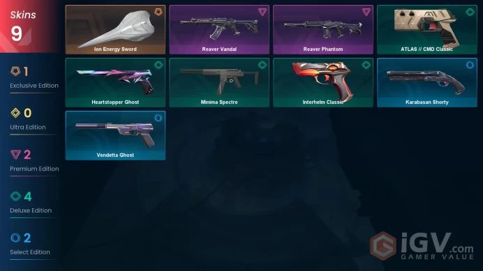 AP | VP 2452 | LVL 113 | Ion Energy Sword | Reaver Phantom | Reaver Vandal | Interhelm Classic | ATLAS // CMD Classic | Heartstopper Gho | V0243
